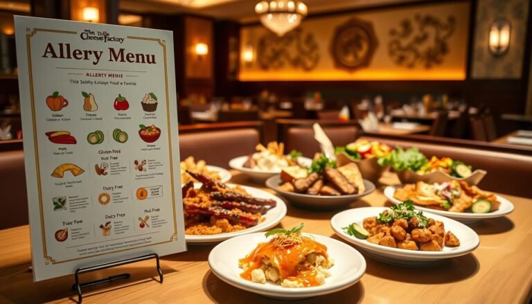 cheesecake factory allergy menu