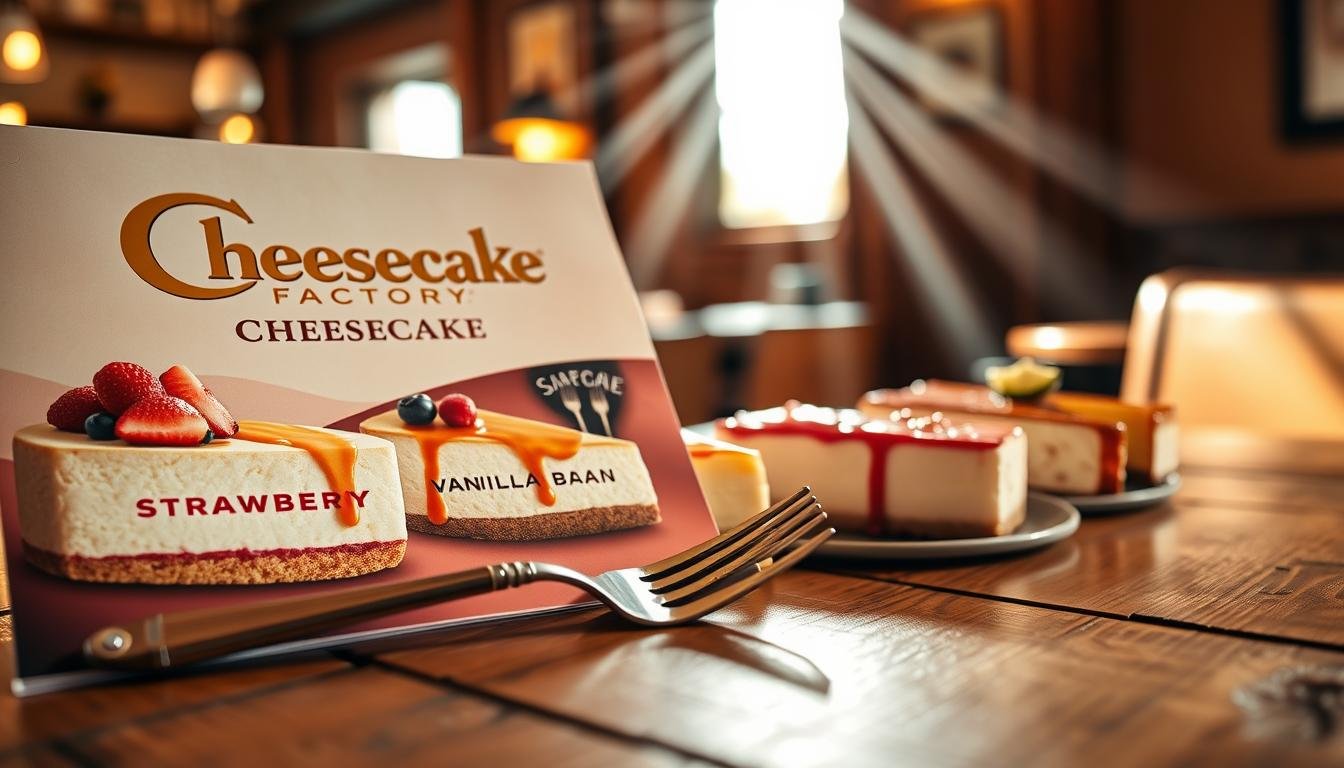 cheesecake factory cheesecake menu