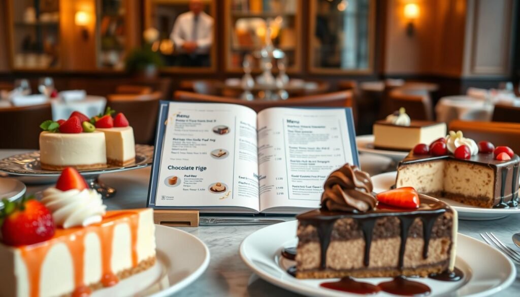 cheesecake factory dessert menu