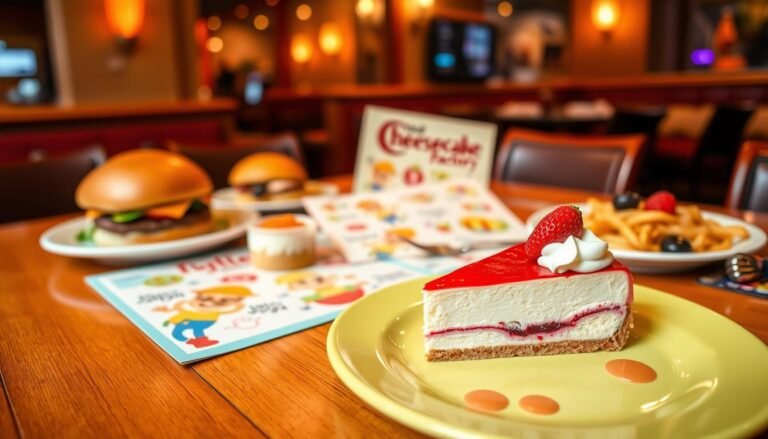 cheesecake factory kids menu