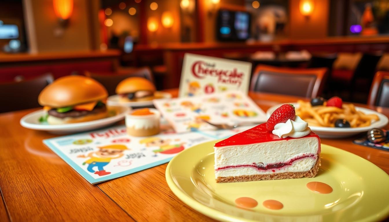 cheesecake factory kids menu