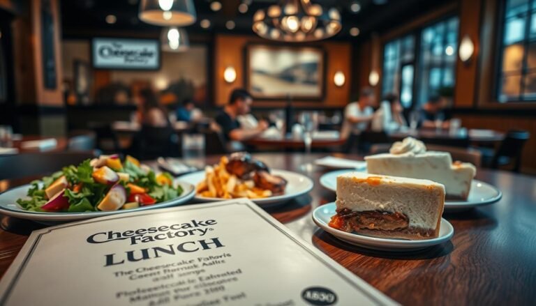 cheesecake factory lunch menu