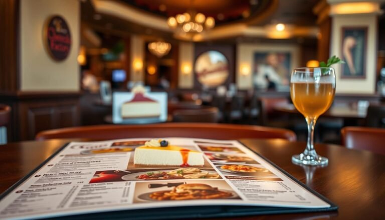 cheesecake factory menu with prices