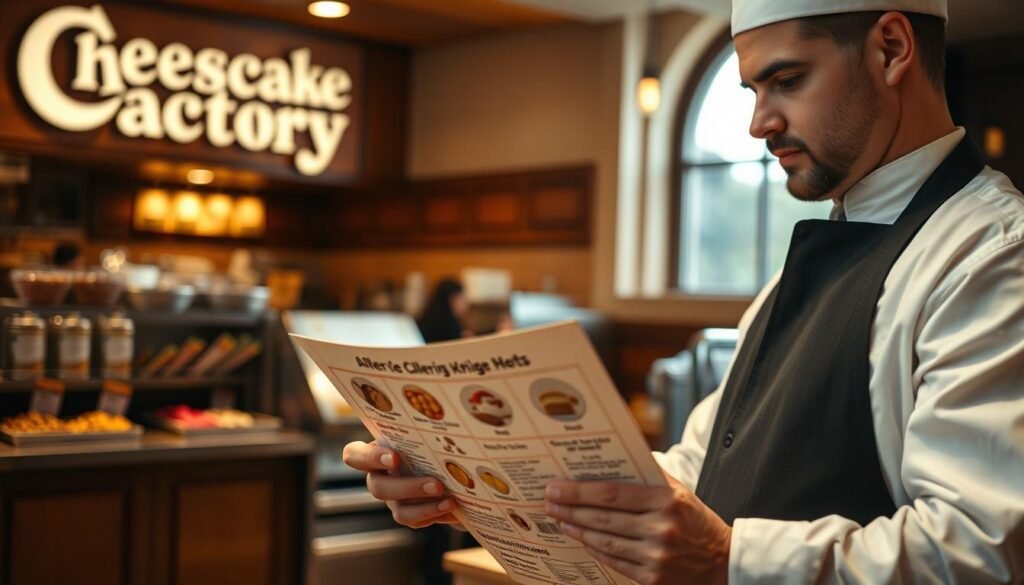 cheesecake factory nut allergy