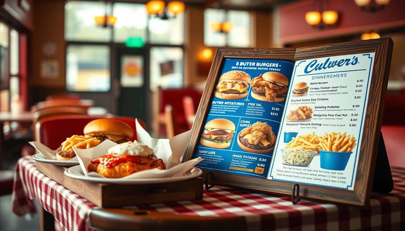 culver's dinners menu with prices