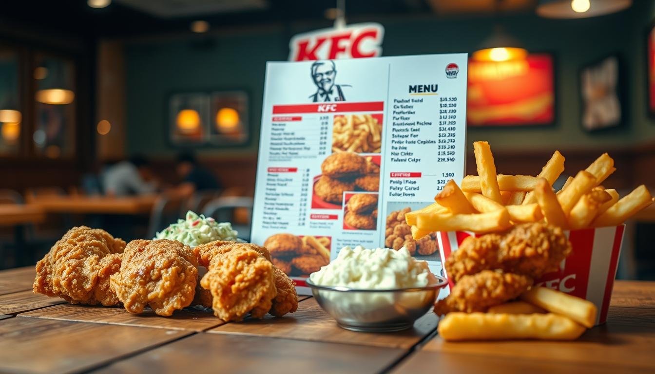kfc menu with prices