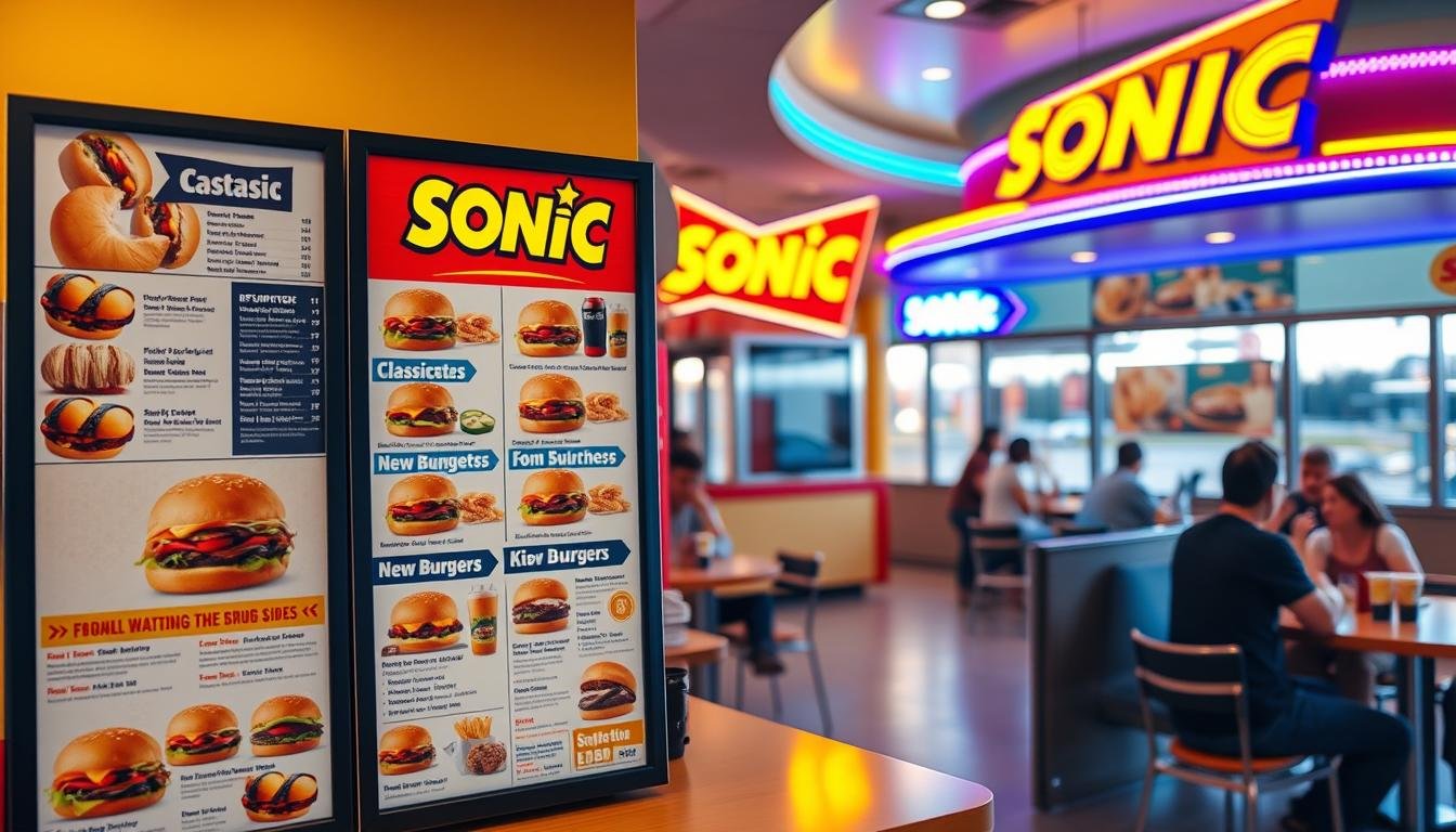 sonic burger menu