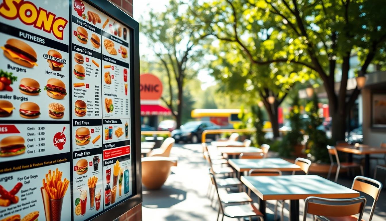 sonic menu with prices