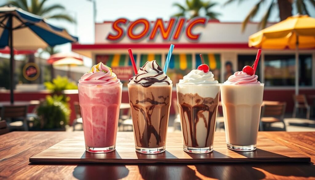 sonic milkshake calories